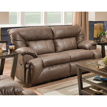 Casual Rocking Reclining Loveseat